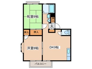 カンパニュラの物件間取画像